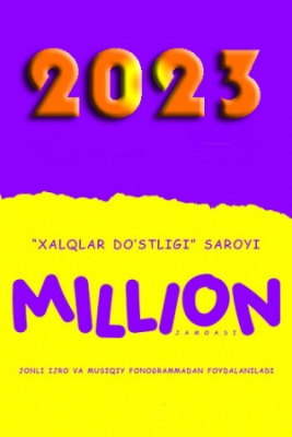 Million Jamoasi 2023 Yangi Konsert Dasturi Skachat